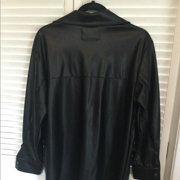 Steve Madden Faux Shacket, Size S, Black - Picture 5 of 6